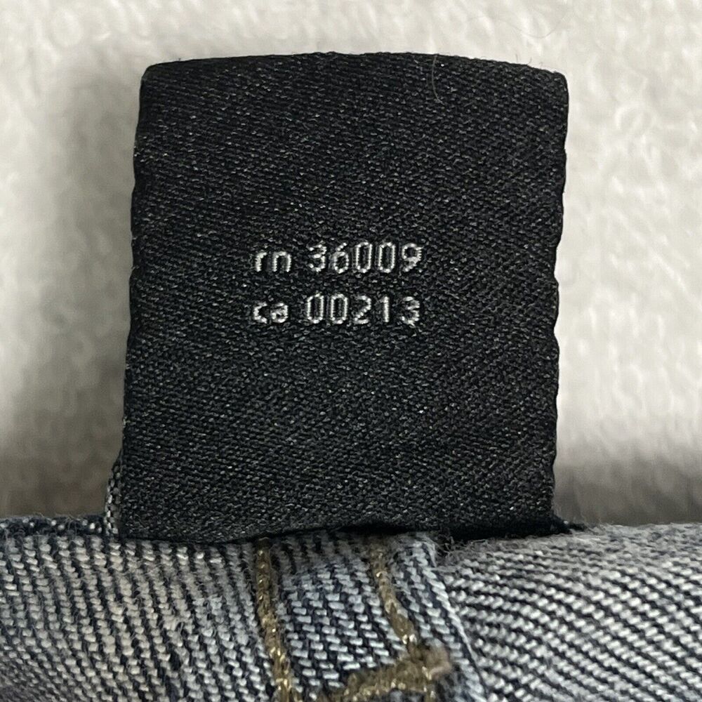 Calvin Klein Lean Boot Jeans Women's 31.5 TAG 29/8 Blue Denim Dark Wash - Picture 11 of 17